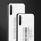 good things are here glass case for realme x2 image-2