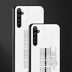 good things are here glass case for realme x50 pro image-2