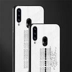 good things are here glass case for samsung galaxy a20s image-2