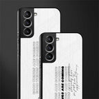 good things are here glass case for samsung galaxy s21 image-2