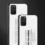 good things are here glass case for samsung galaxy s10 lite image-2