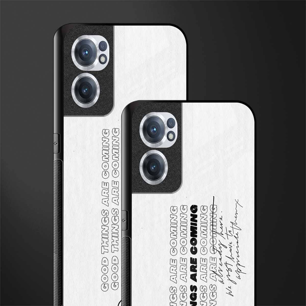 good things are here glass case for oneplus nord ce 2 5g image-2