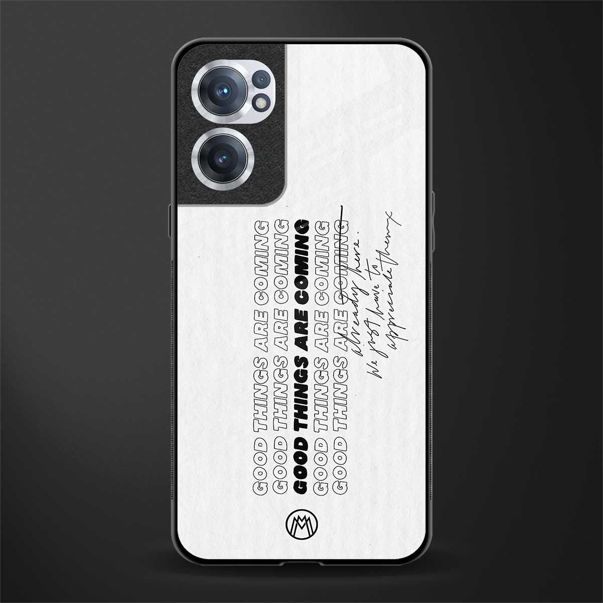 good things are here glass case for oneplus nord ce 2 5g image