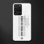 good things are here glass case for samsung galaxy s20 ultra image