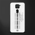 good things are here glass case for redmi note 9 image