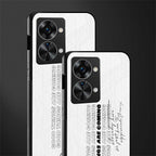 good things are here glass case for phone case | glass case for oneplus nord 2t 5g