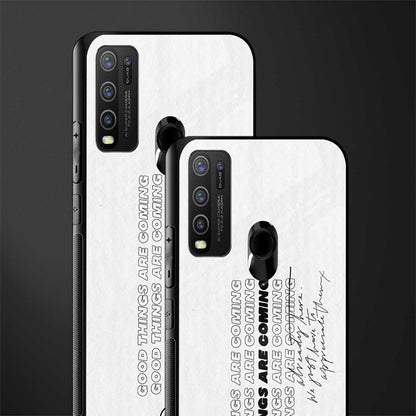 good things are here glass case for vivo y50 image-2