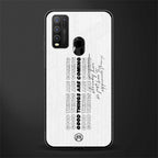 good things are here glass case for vivo y50 image