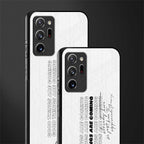 good things are here glass case for samsung galaxy note 20 ultra 5g image-2