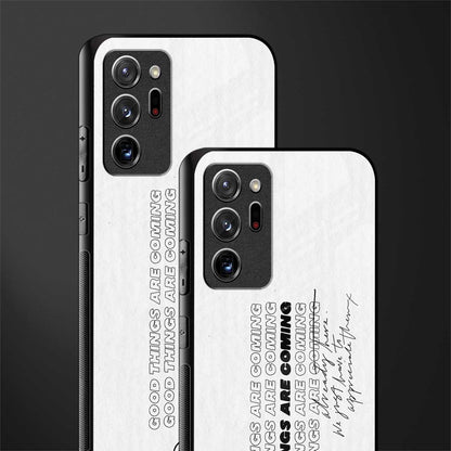 good things are here glass case for samsung galaxy note 20 ultra 5g image-2