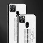 good things are here glass case for realme narzo 30a image-2