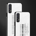 good things are here glass case for realme narzo 20 pro image-2