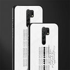 good things are here glass case for redmi 9 prime image-2