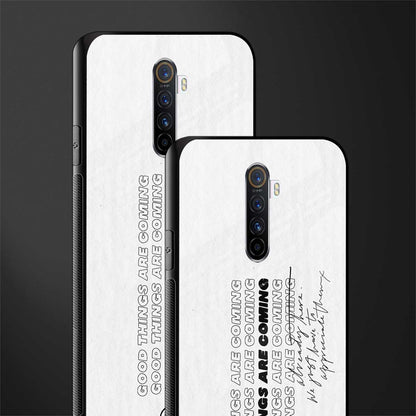 good things are here glass case for realme x2 pro image-2