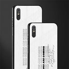 good things are here glass case for redmi 9a image-2