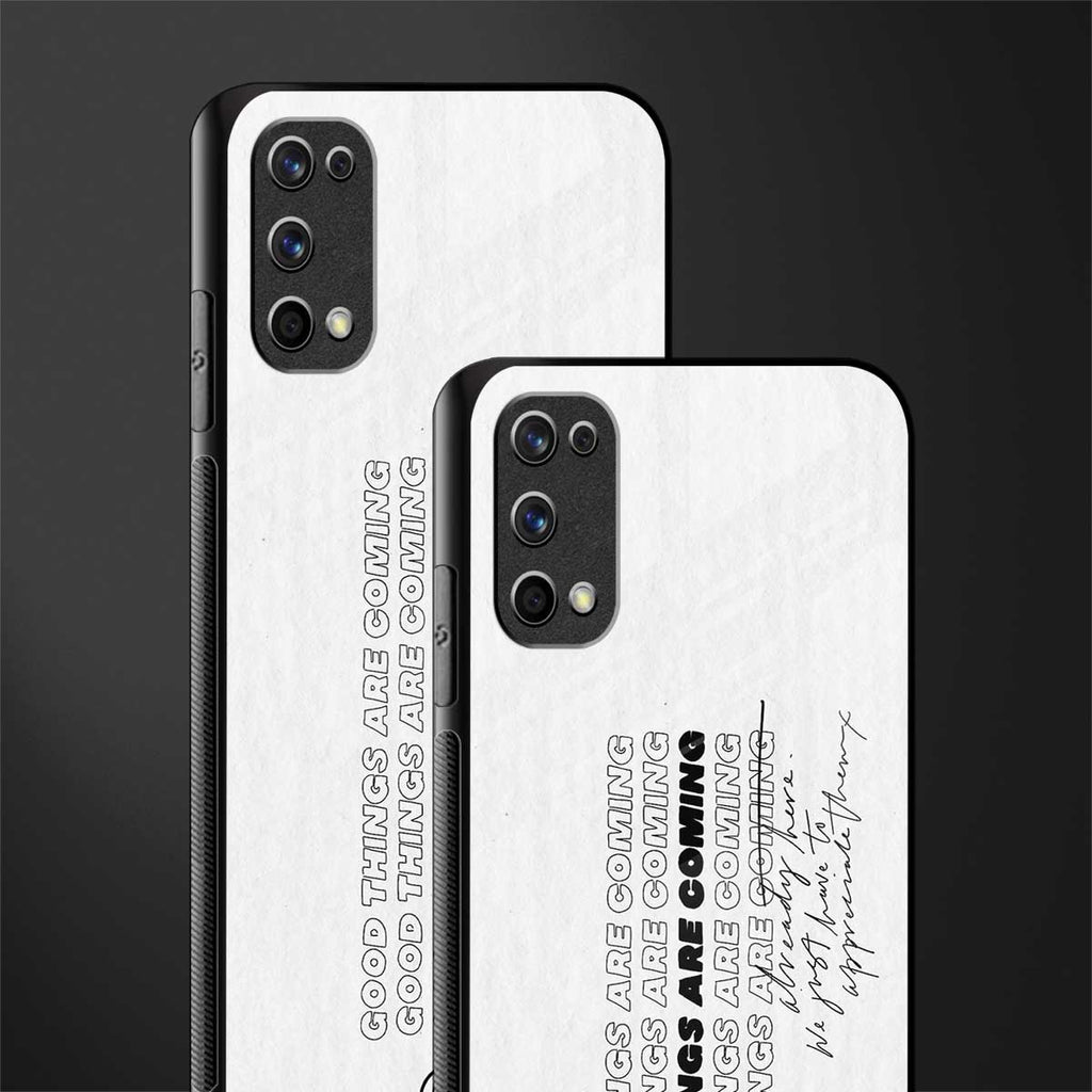 good things are here glass case for realme 7 pro image-2
