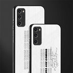 good things are here glass case for samsung galaxy s20 fe image-2