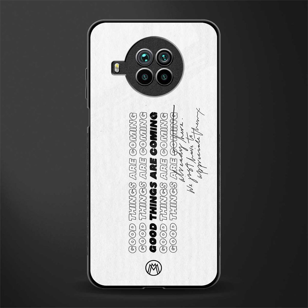 good things are here glass case for mi 10i image