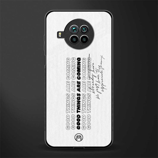 good things are here glass case for mi 10i image