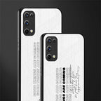 good things are here glass case for realme x7 pro image-2