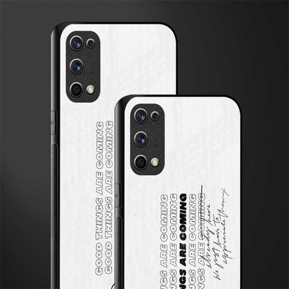 good things are here glass case for realme x7 pro image-2