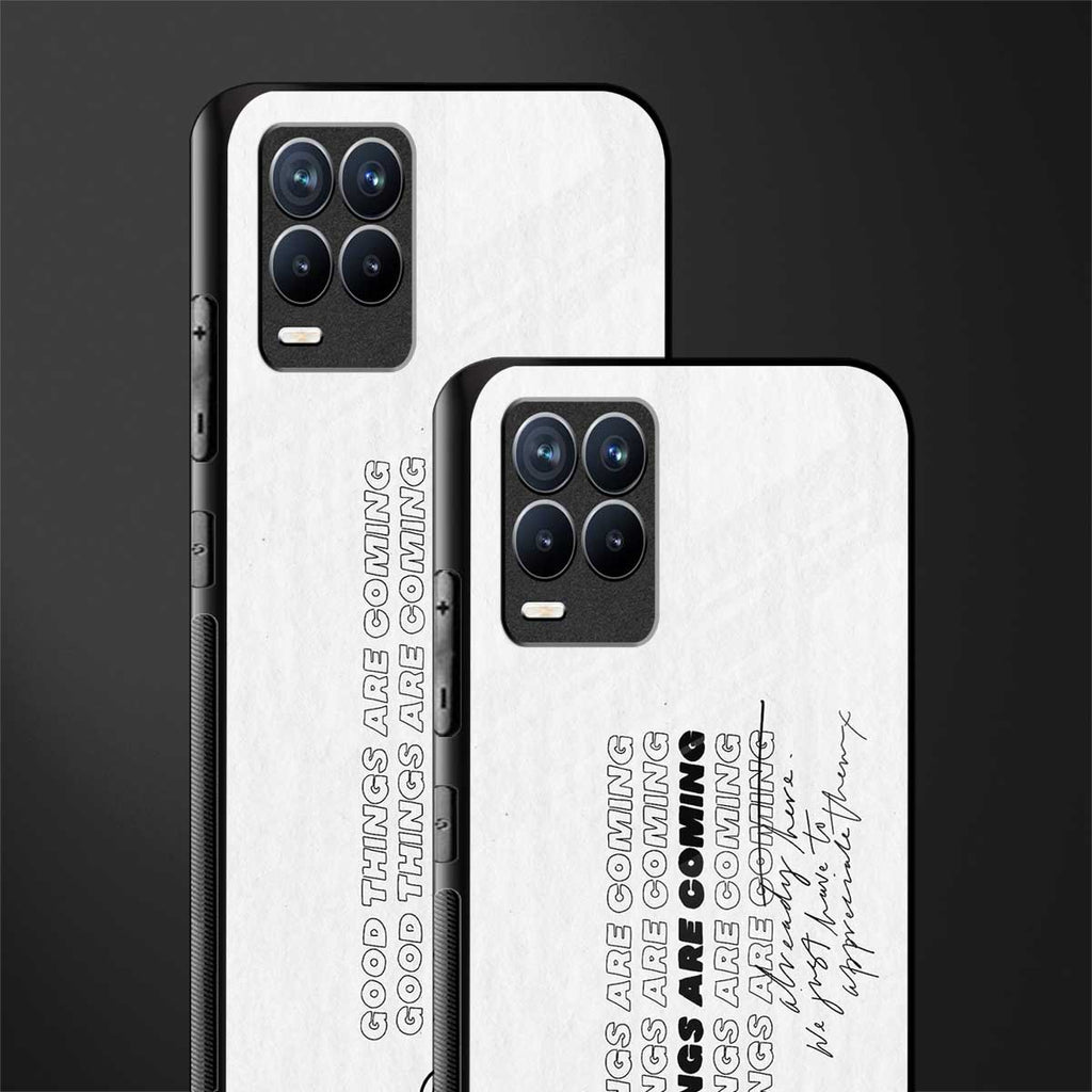 good things are here glass case for realme 8 pro image-2