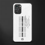 good things are here glass case for redmi note 10s image