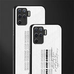 good things are here glass case for oppo f19 pro image-2