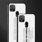 good things are here glass case for realme c21 image-2