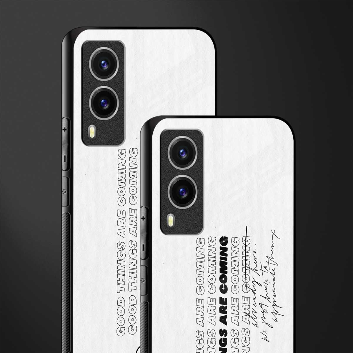 good things are here glass case for vivo v21e 5g image-2