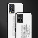 good things are here glass case for vivo y21t image-2