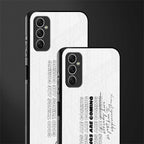 good things are here glass case for samsung galaxy m52 5g image-2