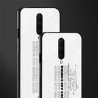 good things are here glass case for oneplus 7 pro image-2
