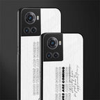 good things are here back phone cover | glass case for oneplus 10r 5g