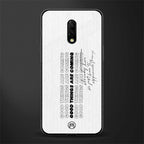 good things are here glass case for oneplus 7 image