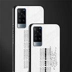good things are here glass case for vivo x60 image-2