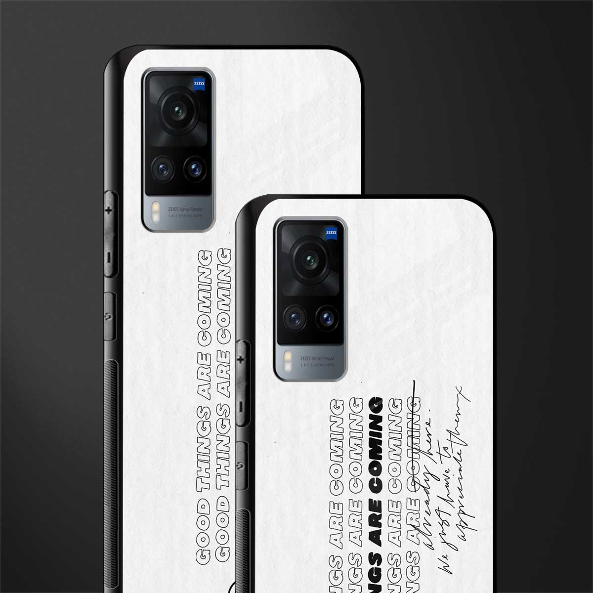 good things are here glass case for vivo x60 image-2