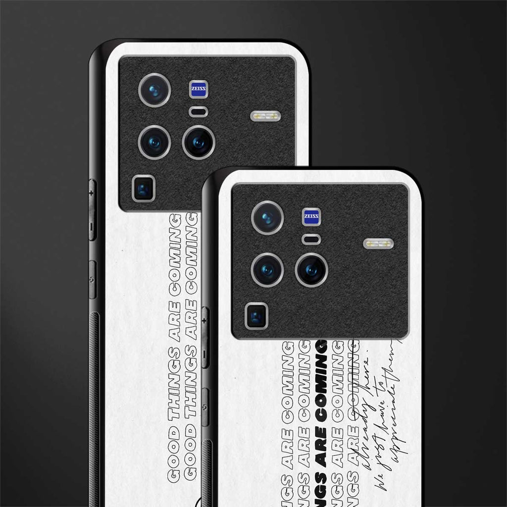 good things are here glass case for vivo x80 pro 5g image-2