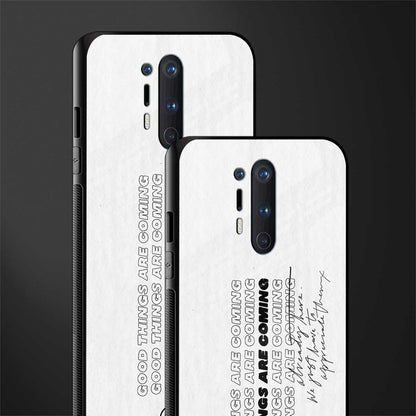 good things are here glass case for oneplus 8 pro image-2