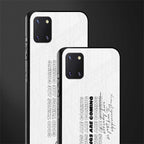 good things are here glass case for samsung galaxy note 10 lite image-2