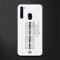 good things are here glass case for samsung a21 image