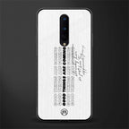 good things are here glass case for oneplus 8 image