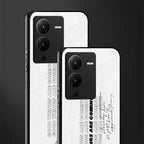 good things are here back phone cover | glass case for vivo v25 pro 5g