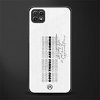good things are here back phone cover | glass case for samsung galaxy f42