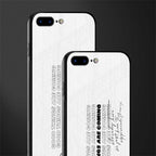 good things are here glass case for iphone 8 plus image-2