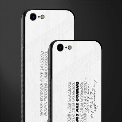 good things are here glass case for iphone 7 image-2