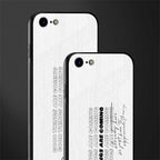 good things are here glass case for iphone 8 image-2