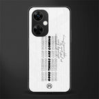 good things are here back phone cover | glass case for oneplus nord ce 3 lite
