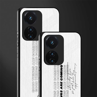 good things are here back phone cover | glass case for vivo t1 44w 4g