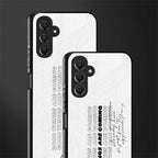 good things are here back phone cover | glass case for samsun galaxy a24 4g